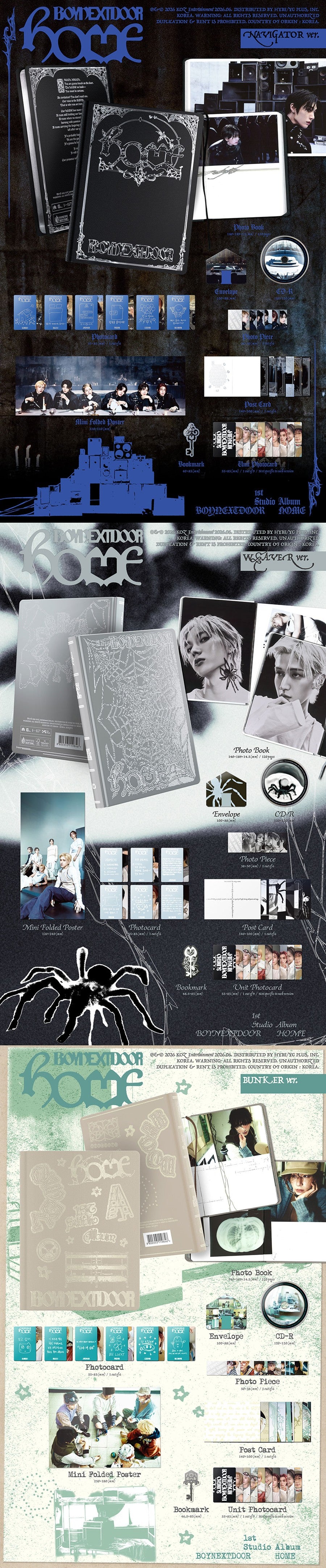 BOYNEXTDOOR – 1st Studio Album [HOME]