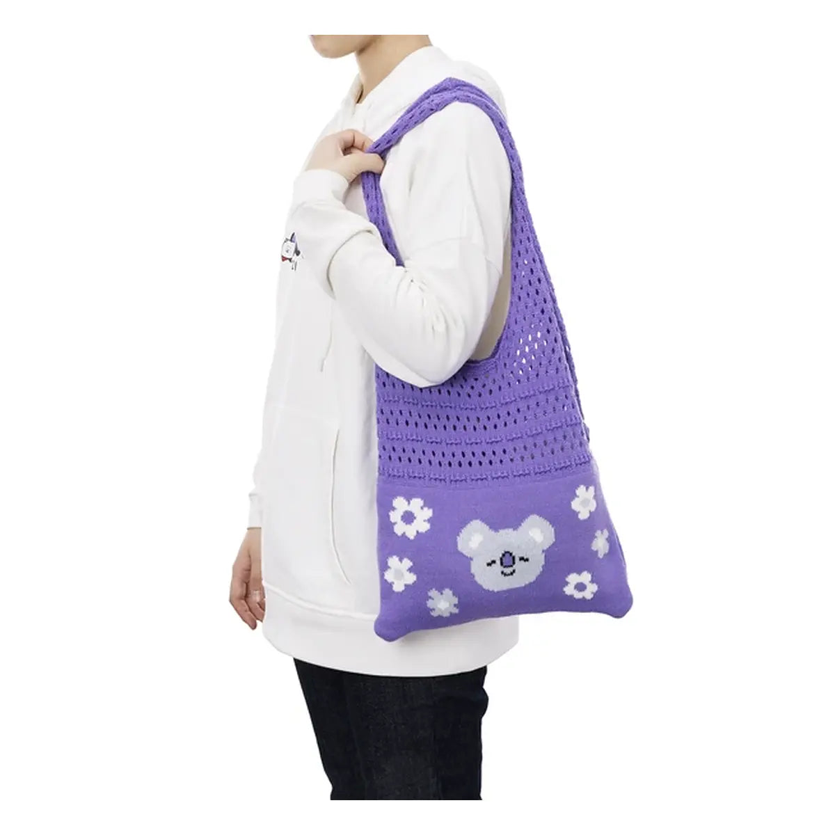 BT21 FLOWER Crochet Bag – KOYA