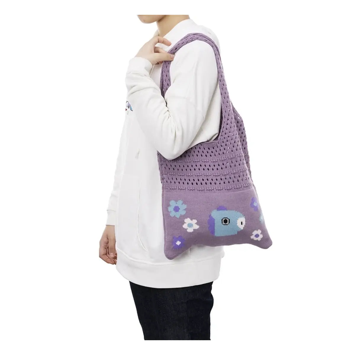 BT21 FLOWER Crochet Bag – MANG
