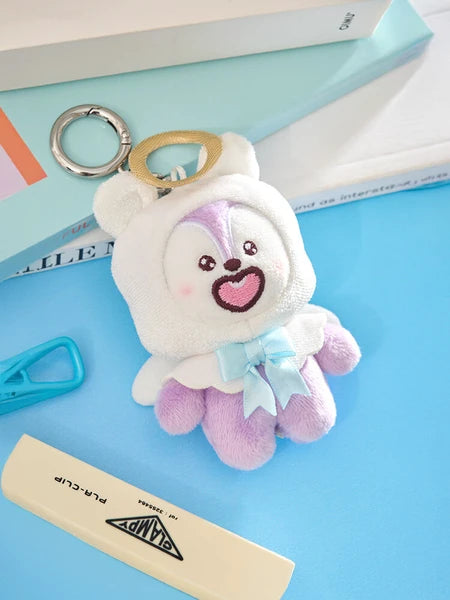BT21 MANG Mini Plush Bag Charm – Angel & Villain