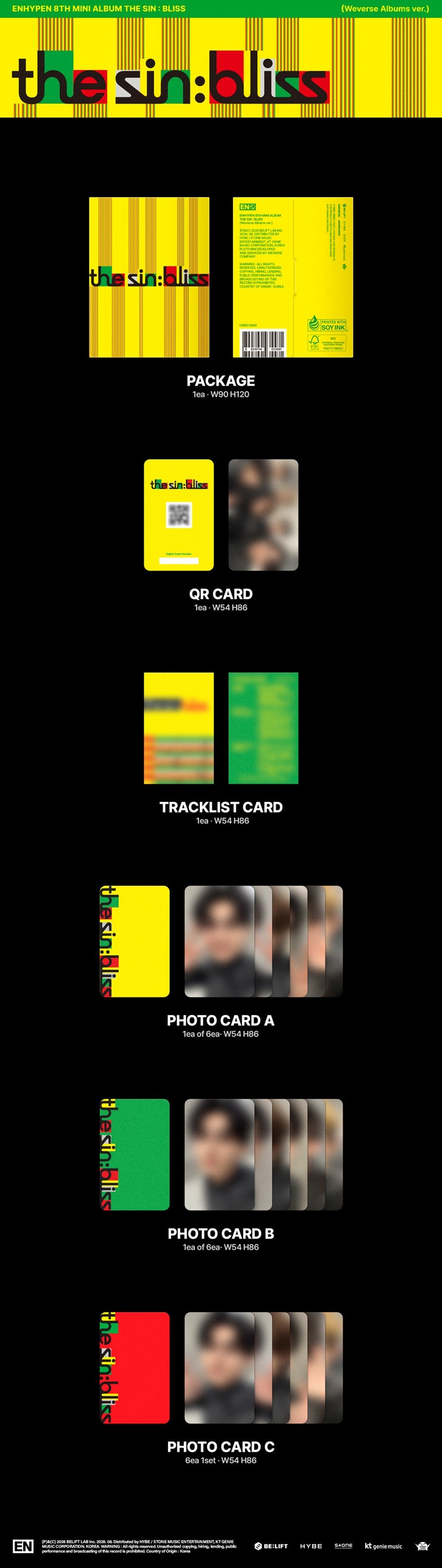 ENHYPEN – THE SIN : BLISS (Weverse Albums ver.)
