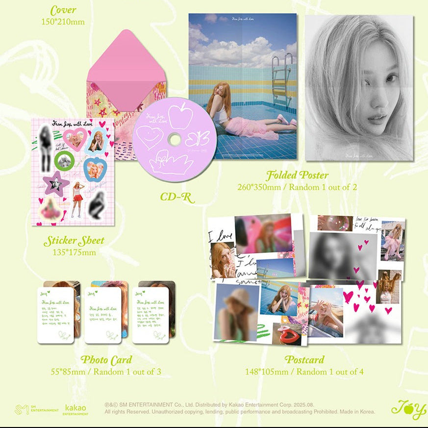 (Red Velvet) JOY – 1st Mini Album [From JOY, with Love] (Photo Book Ver.)