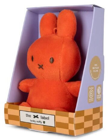 Lucky Miffy Bright Coral in giftbox - 10 cm